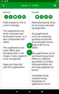 Filipino - English Translator android App screenshot 1