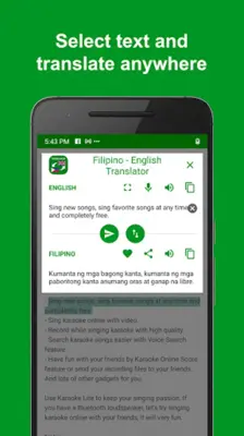 Filipino - English Translator android App screenshot 4