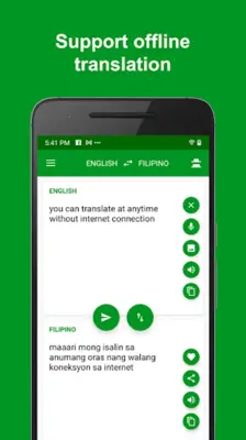 Filipino - English Translator android App screenshot 6